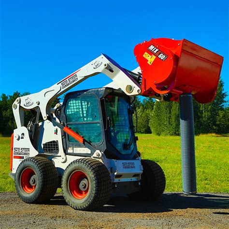 concrete attachments for skid steer|mortar mixer skid steer attachment.